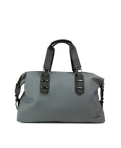 TRENDY DÜFFELTASCHE AUS NYLON VON SUTHERLAND & SONS – GRAU