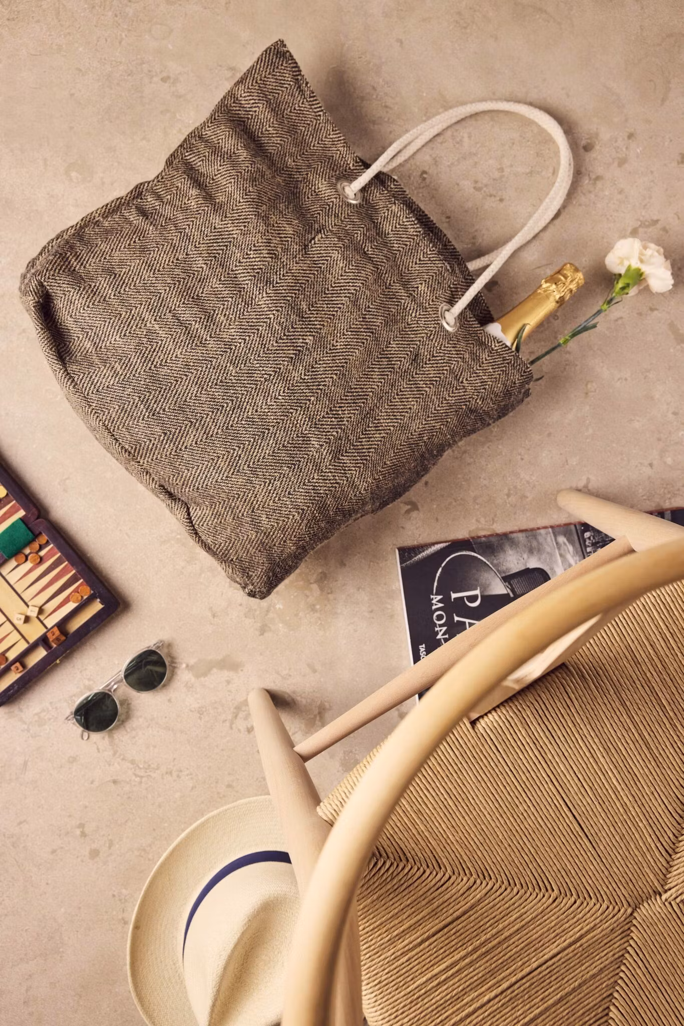 STRANDTASCHE – BEIGE