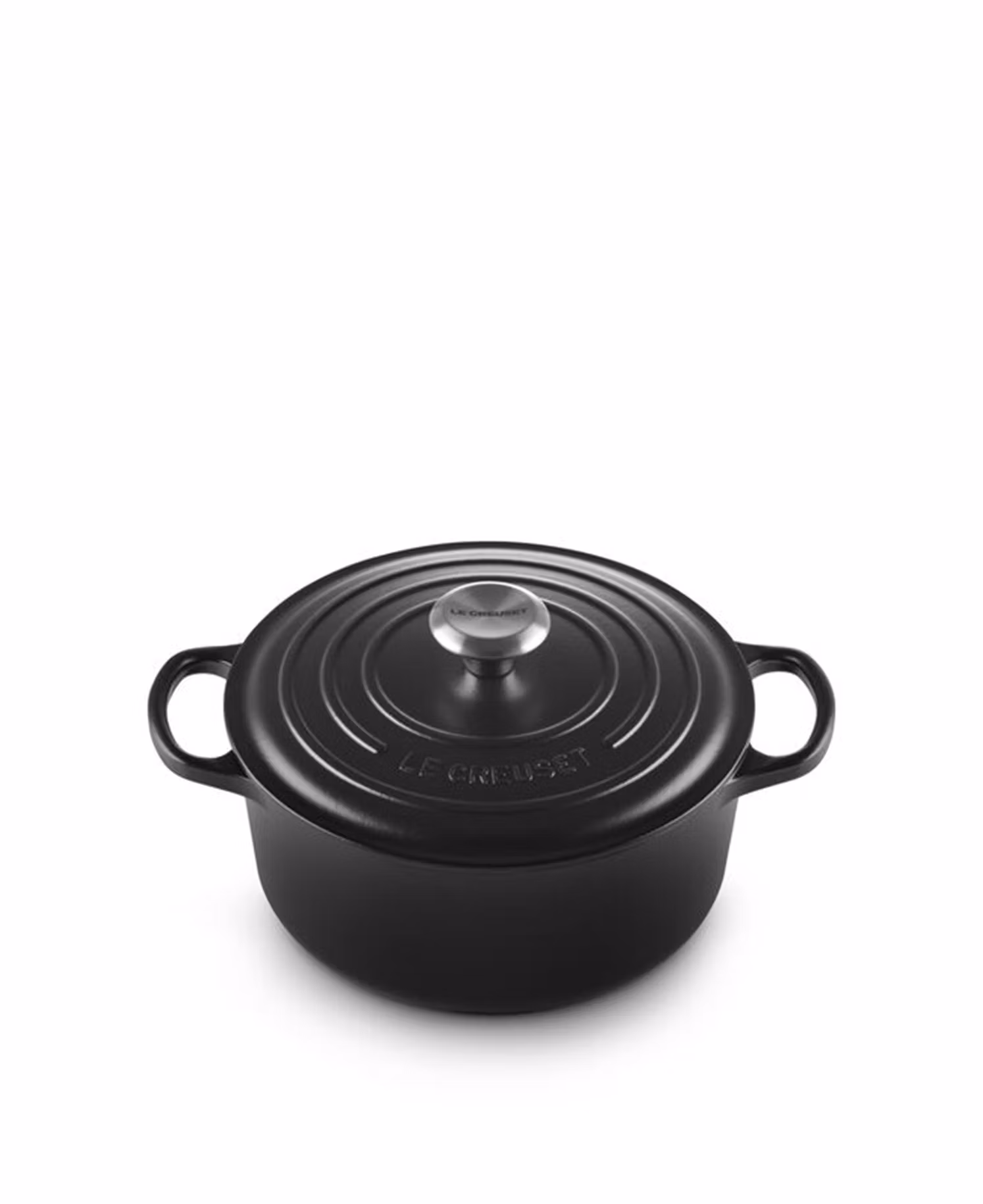 Le Creuset Signature Topf – Rund, 4,2 l/24 cm – Schwarz