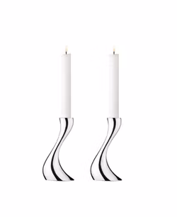 Georg Jensen - COBRA Kerzenhalter, mittel (2 Teile)