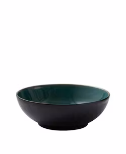 BITZ Salatschüssel Dia. 30 x 10 cm schwarz/grün