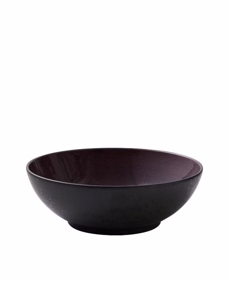 BITZ Salatschüssel Dia. 30 x 10 cm schwarz/lila