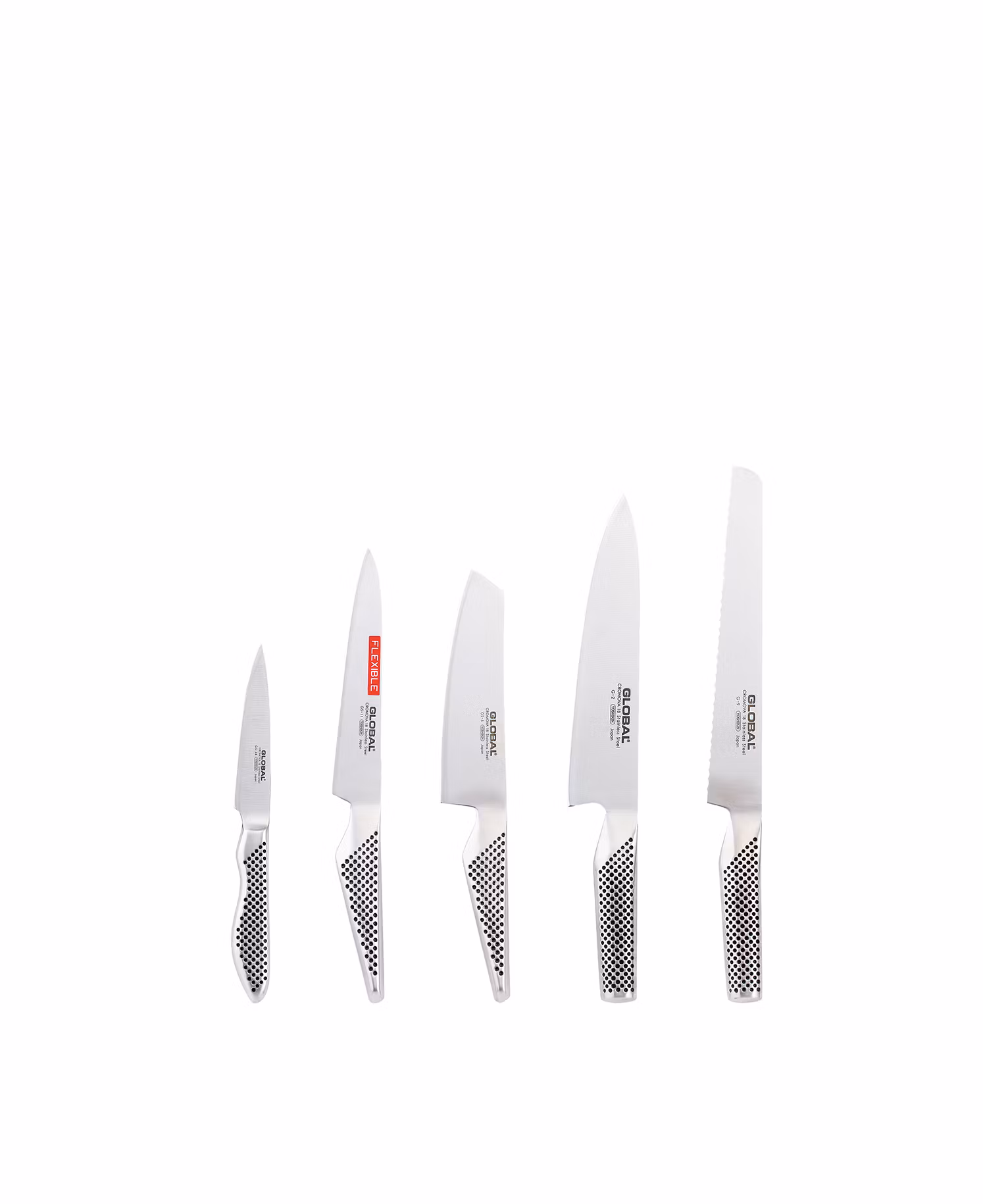 Global - Messerset 5-TEILIG G-2, 9, GS-5, 11, 38