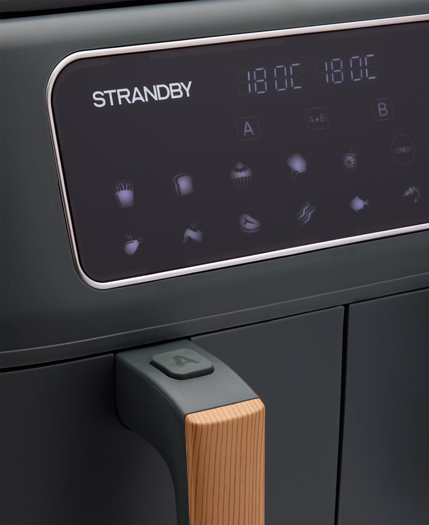 Strandby Dual Aifryer 8L - Morandi Green