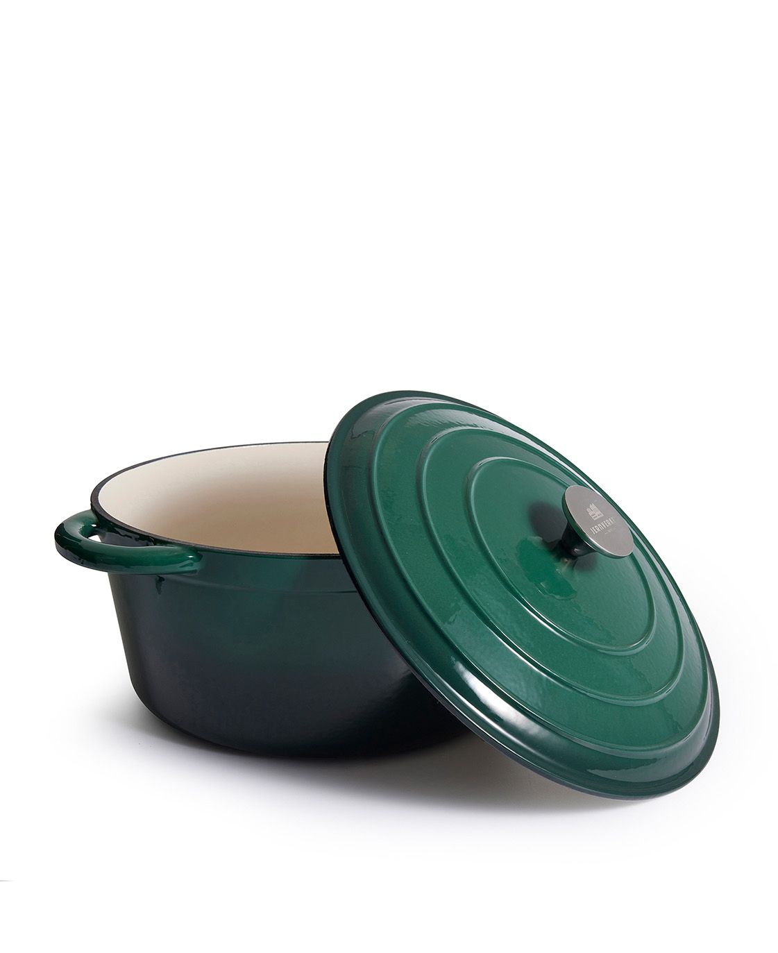 Großer Gusseisentopf von Jernverket 7L - Verde Oscuro