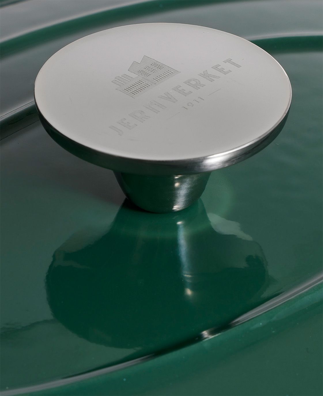 Ovaler Gusseisentopf von Jernverket 8L - Verde Oscuro