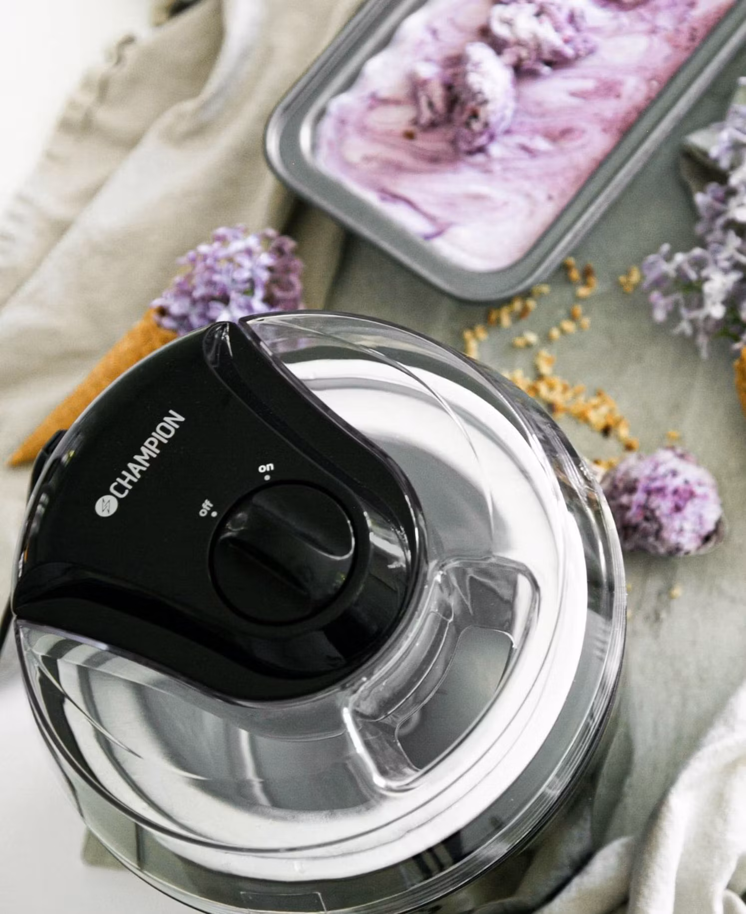 Champion Eiscremebereiter 1,5L - Schwarz
