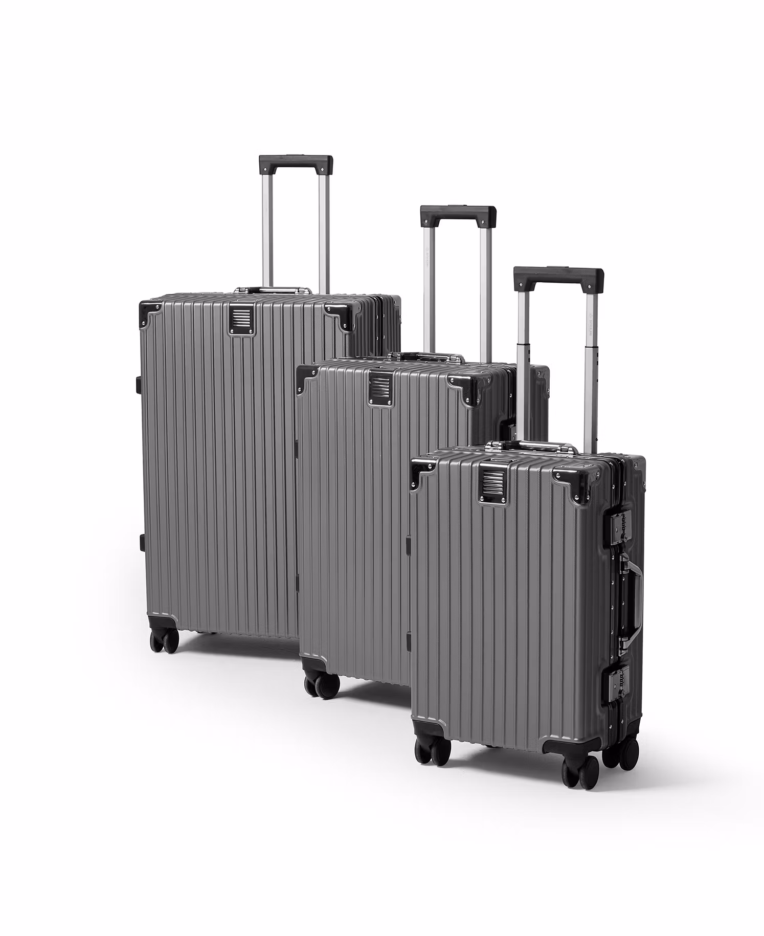 Stilvolles Taschenset von Sutherland & Sons - Carbon Grey 3er-Set