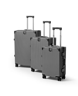 Stilvolles Taschenset von Sutherland & Sons - Carbon Grey 3er-Set