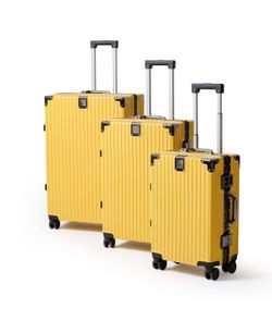 Stilvolles Taschenset von Sutherland & Sons - Gelbes 3er-Set