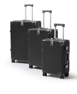 Stilvolles Taschenset von Sutherland & Sons - Schwarzes 3er-Set