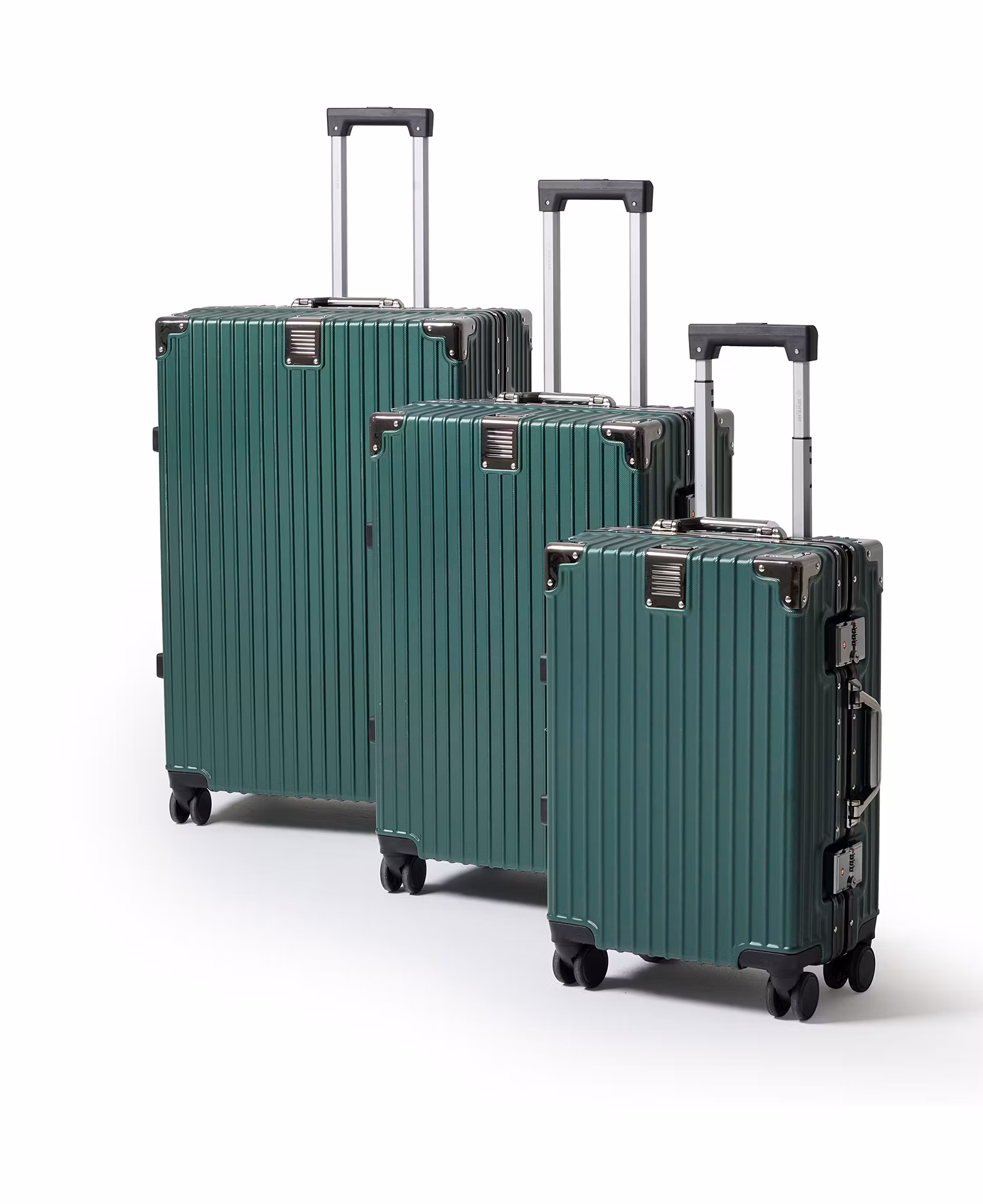 Stilvolles Taschenset von Sutherland & Sons - Grünes 3er-Set
