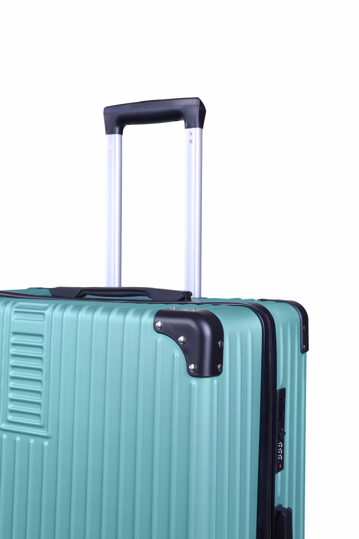 Mittelgroßer Koffer in zeitlosem Design von Sutherland & Sons – Teal