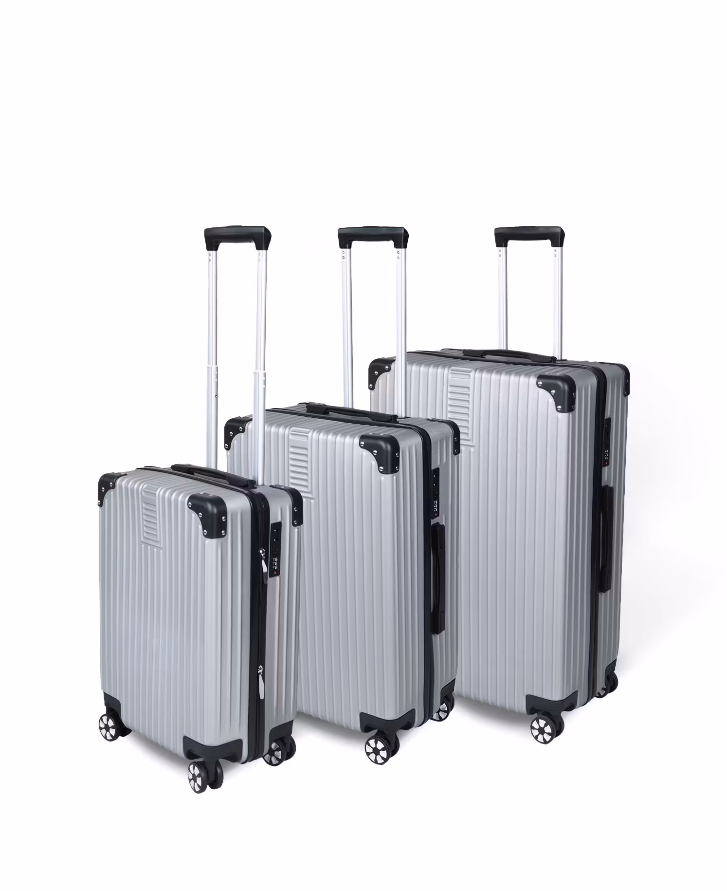 Kofferset - 3 Stück Stylish von Sutherland & Sons - Silber