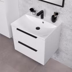 ELIN 60cm hvit skap med servant