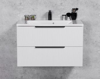 ELIN 80cm hvit skap med servant