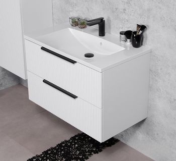 ELIN 80cm hvit skap med servant