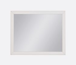 RETRO speil 100 x 80 cm, hvit mdf ramme