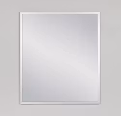 FRAMO speil  i sølvfarget aluminiumsramme - 70 x 80cm