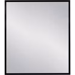 FRAMO speil i sort aluminiumsramme - 70 x 80cm