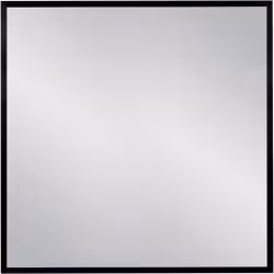 FRAMO speil i sort aluminiumsramme - 80 x 80cm