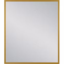 FRAMO speil i gull aluminiumsramme - 70 x 80cm