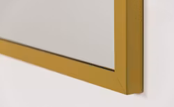 FRAMO speil i gull aluminiumsramme - 70 x 80cm