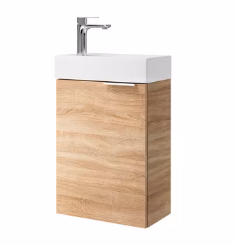 LIMI 40cm (392 x 550 x 219 mm) eik baderomsskap med servant
