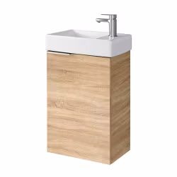 LIMI 40cm (392 x 550 x 219 mm) eik baderomsskap med servant