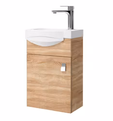 SELECT 40cm (368 x 550 x 214 mm) eik baderomsskap med servant