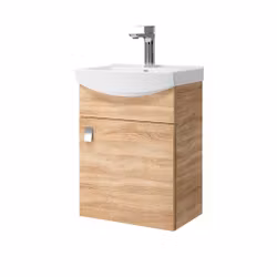 SELECT 40cm (408 x 550 x 257 mm) eik baderomsskap med servant