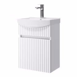 HEIDI PLUS 40cm (408 x 550 x 259 mm) hvit baderomsskap med servant