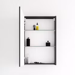 LIMI speilskap 50cm svartbrun