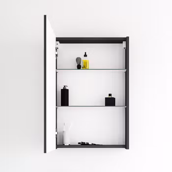 LIMI speilskap 50cm svartbrun