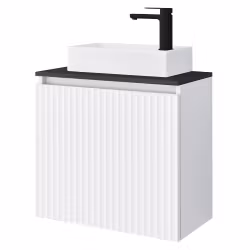 HEIDI 56cm (560 x 550 x 300 mm) hvit baderomsskap med servant