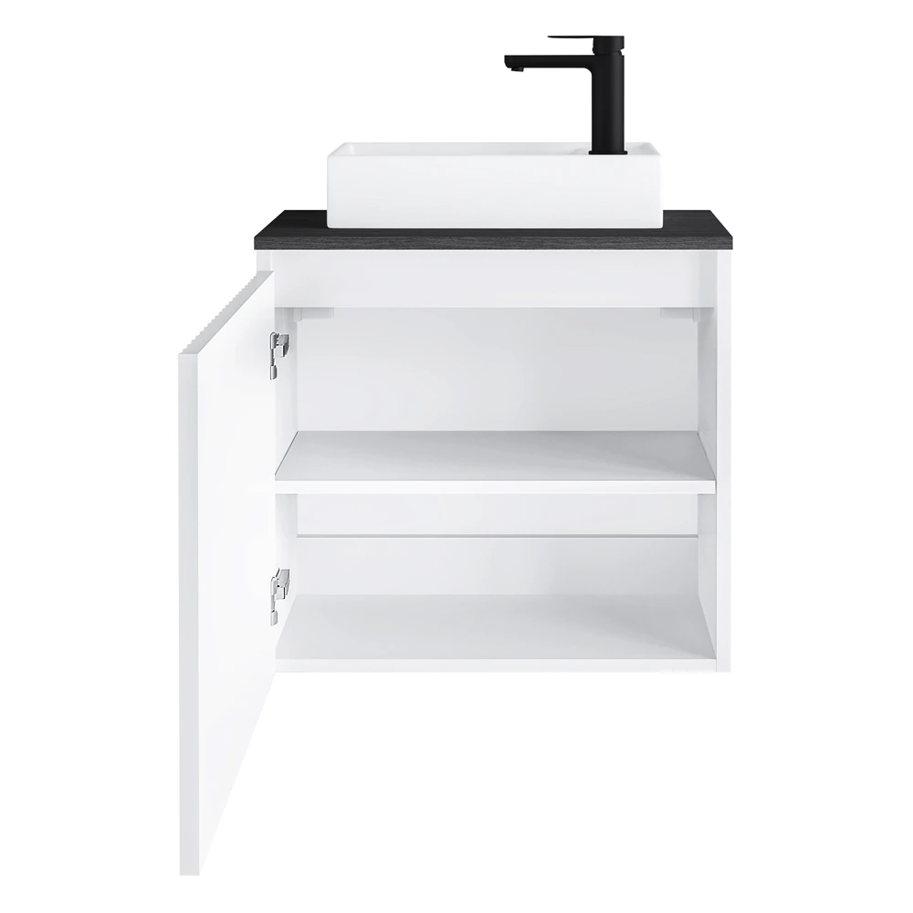 HEIDI 56cm (560 x 550 x 300 mm) hvit baderomsskap med servant