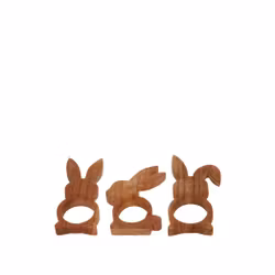 Äggkopp kanin teak