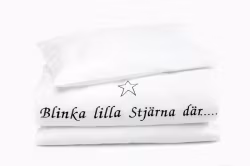 Blinka lilla stjärna påslakan 100x130+35x55