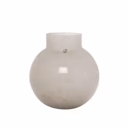 Ernst glasvas rund 24x25 beige