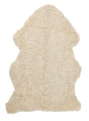 Fårskinn Curly Beige