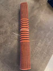 Isa löpare 45x140 cm rost
