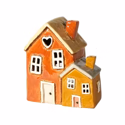 Hus keramik orange