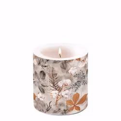 Cotton ljus 8 cm