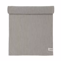 Löpare 45x150 randig grön/beige