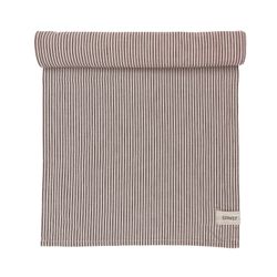 Löpare 45x150 randig röd/beige