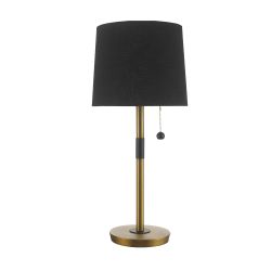Stockholm bordslampa Brons/svart