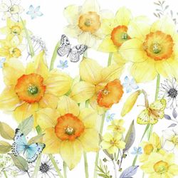 Daffodils servett