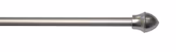 Café-stång silver 125-220 cm