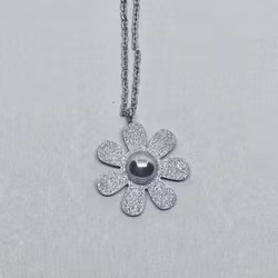 Spring Flower Steel Small- Halsband
