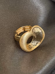 Snäck Ring guld